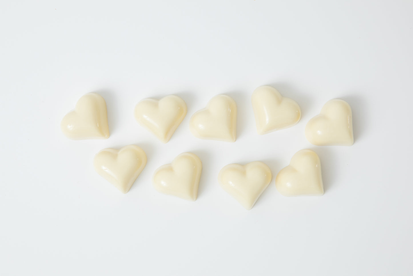 White Chocolate Hearts 9 Pack - 115g