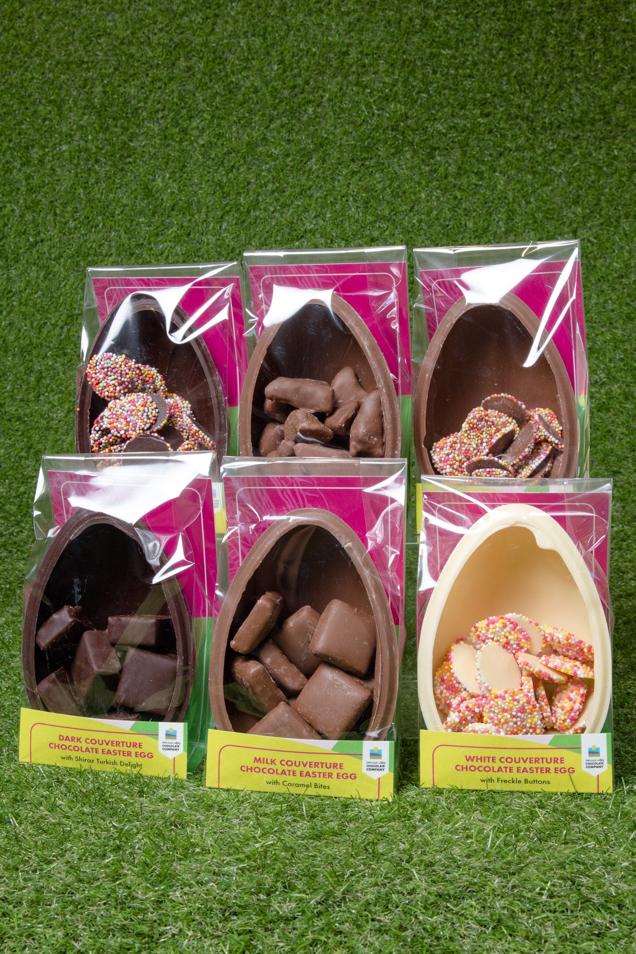 Easter Egg with Milk Chocolate Freckle Buttons