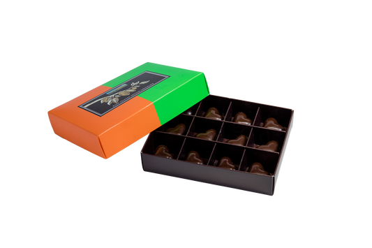 Dark Chocolate Heart Gift Box 12 Pack
