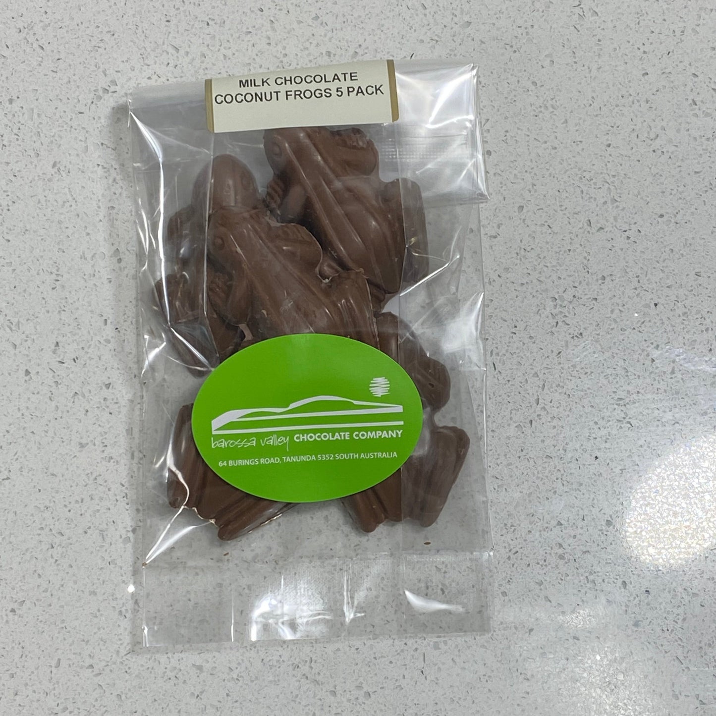 Milk Coconut Chocolate Frogs 5 Pack