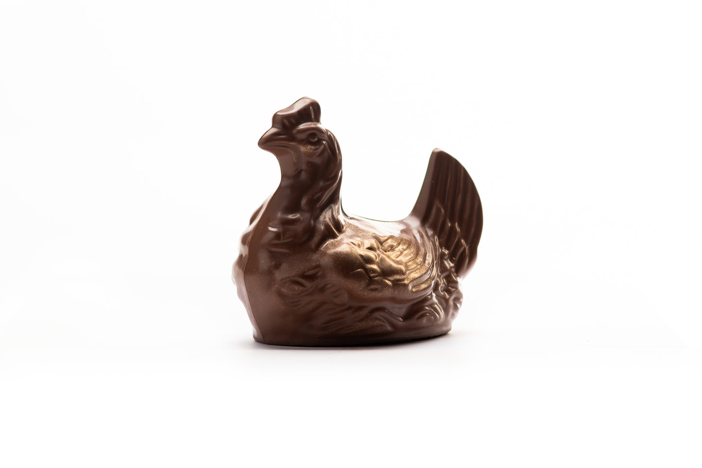 Patricia the Hen - Milk Chocolate with Freckled Shards