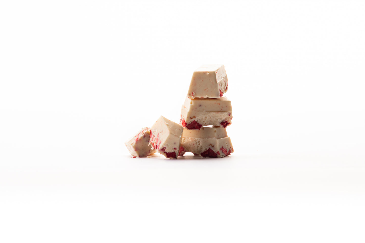 White Chocolate with Freeze Dried Strawberry Bar
