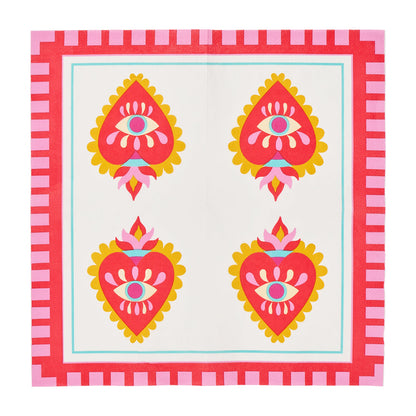 Paper Napkin Fiesta Heart