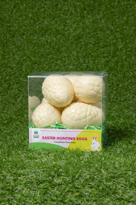 Easter Hunting Eggs in a Gift Box - White Chocolate