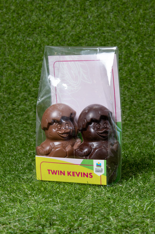 Twin Kevins, the Easter Chicks - Milk and Dark Chocolate