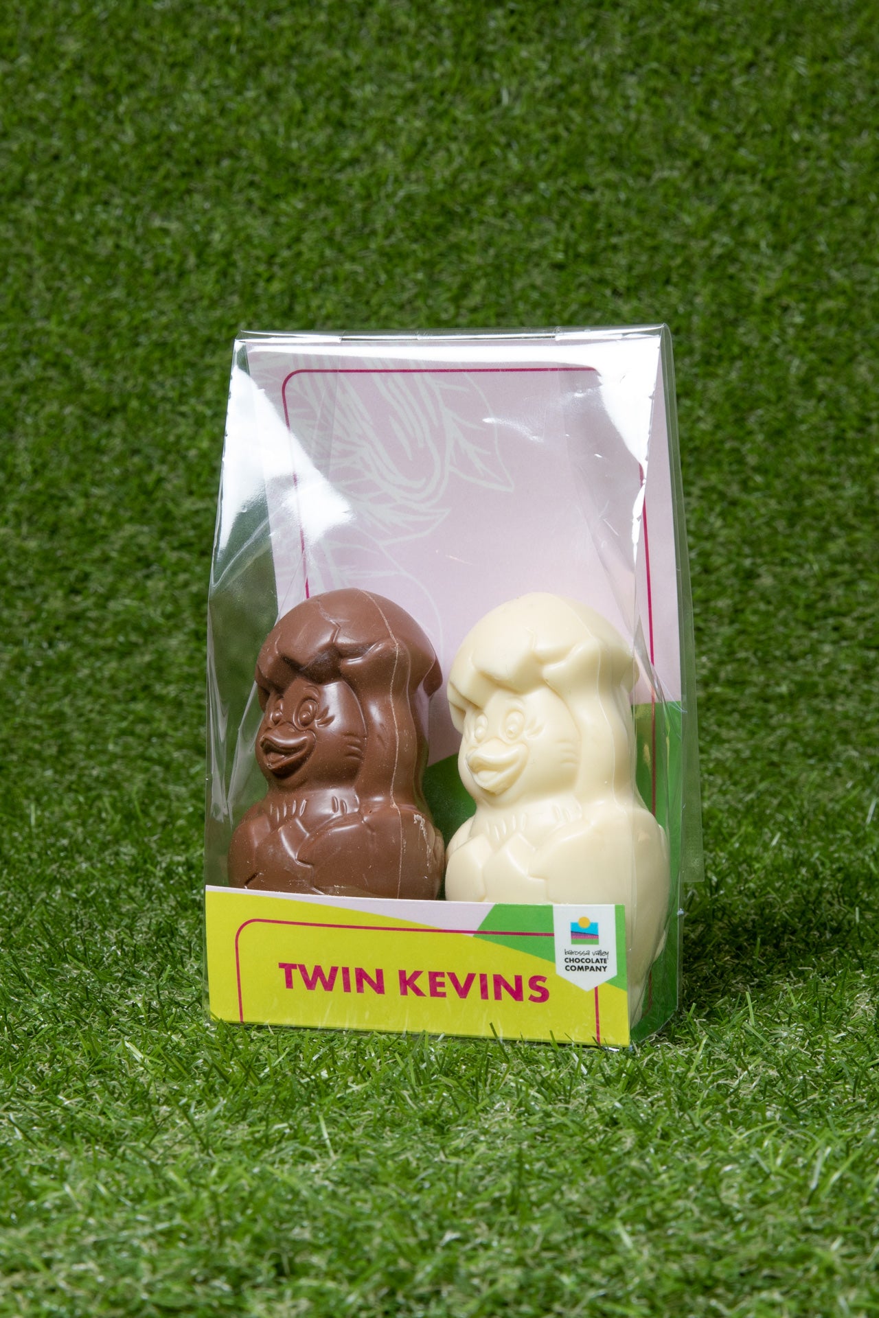 Twin Kevins, the Easter Chicks - Milk and White Chocolate