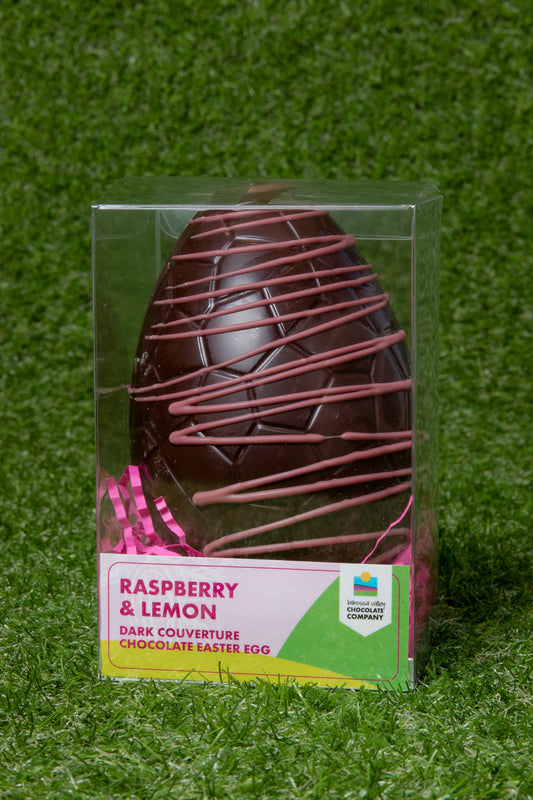 Specialty Raspberry & Lemon Dark Chocolate 250g Egg