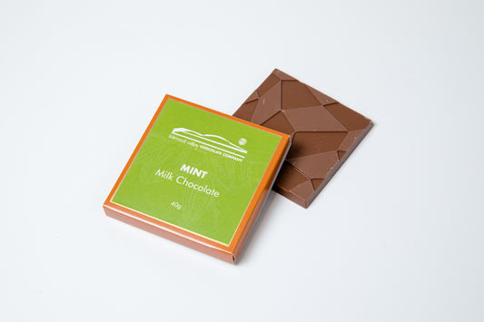 Milk Chocolate with Mint 40g Block