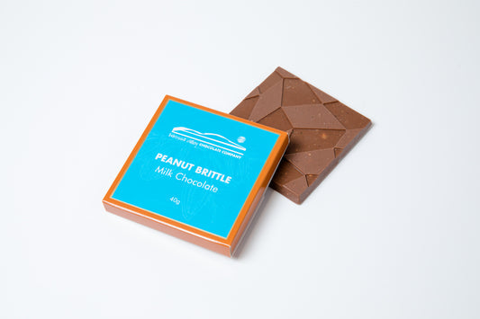 Milk Chocolate with Peanut Brittle 40g Block