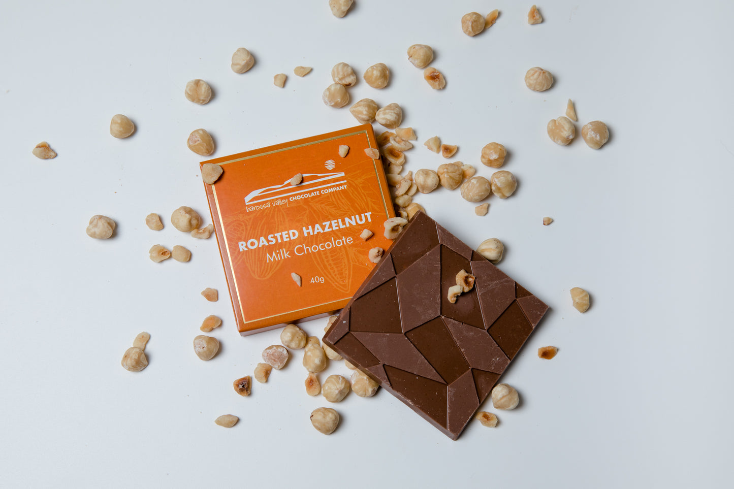Milk Chocolate with Roasted Hazelnut 40g Block