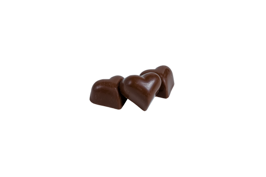 Milk Chocolate Honeycomb Hearts