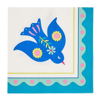 Paper Napkin Fiesta Bird