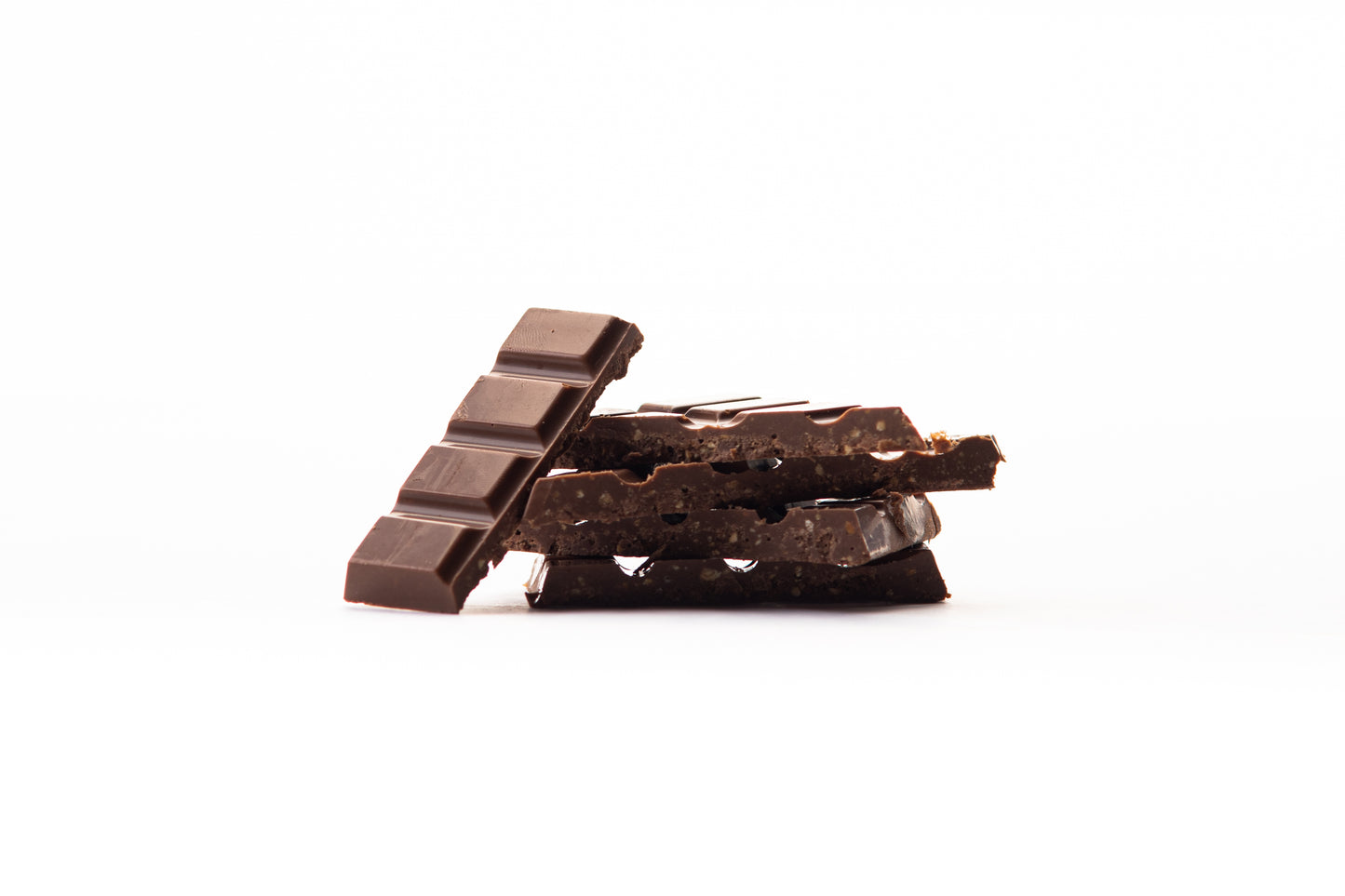 Dark Chocolate with Caramelised Almond and Vanilla Bar Block